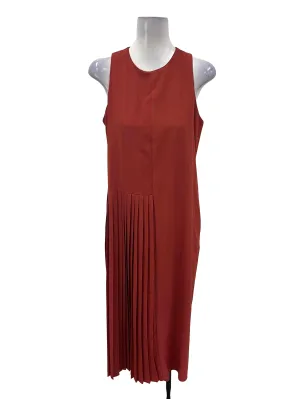 Red Pleat Dress