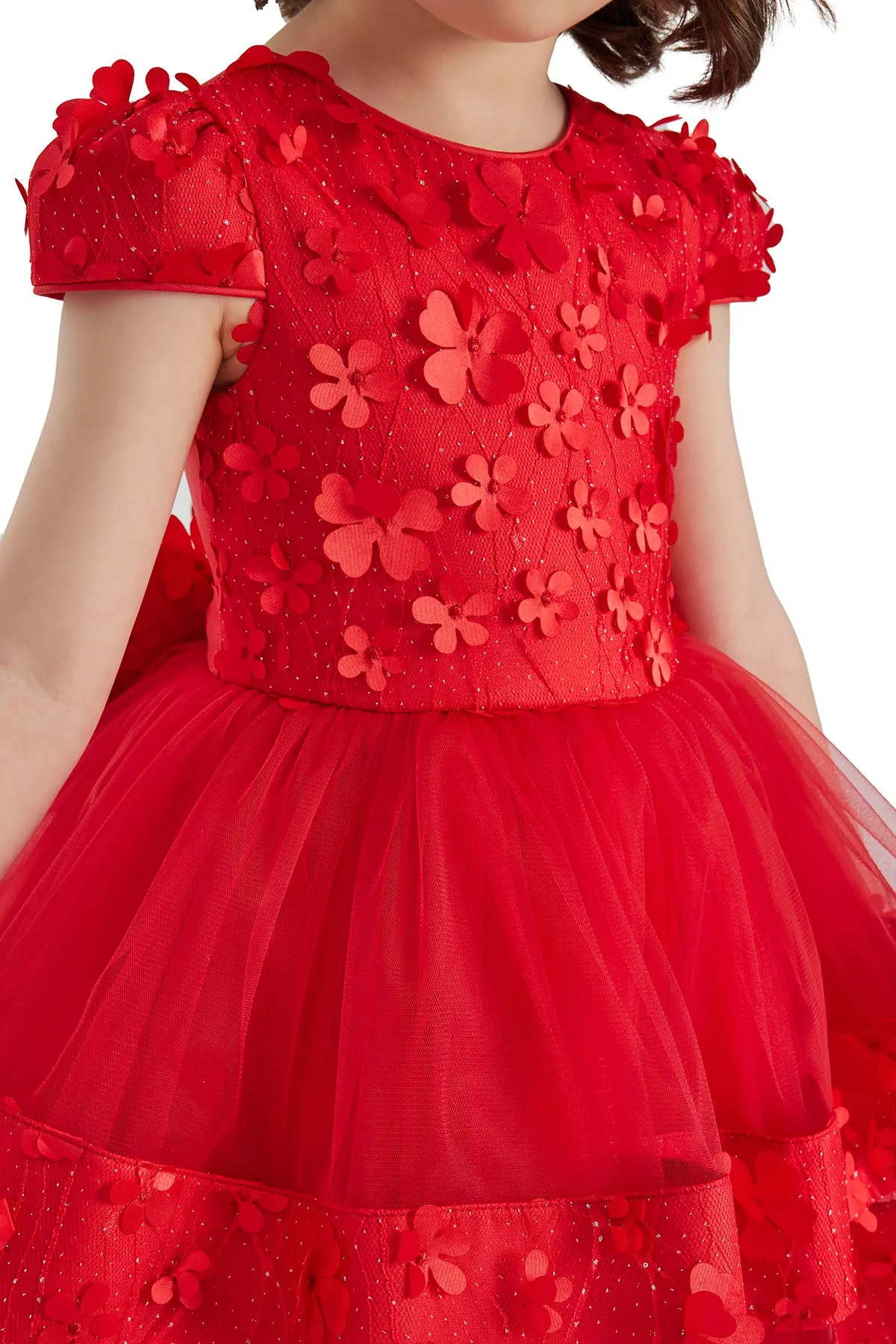 Red Special Occasion Dress for a Baby Girl 6-24 Months