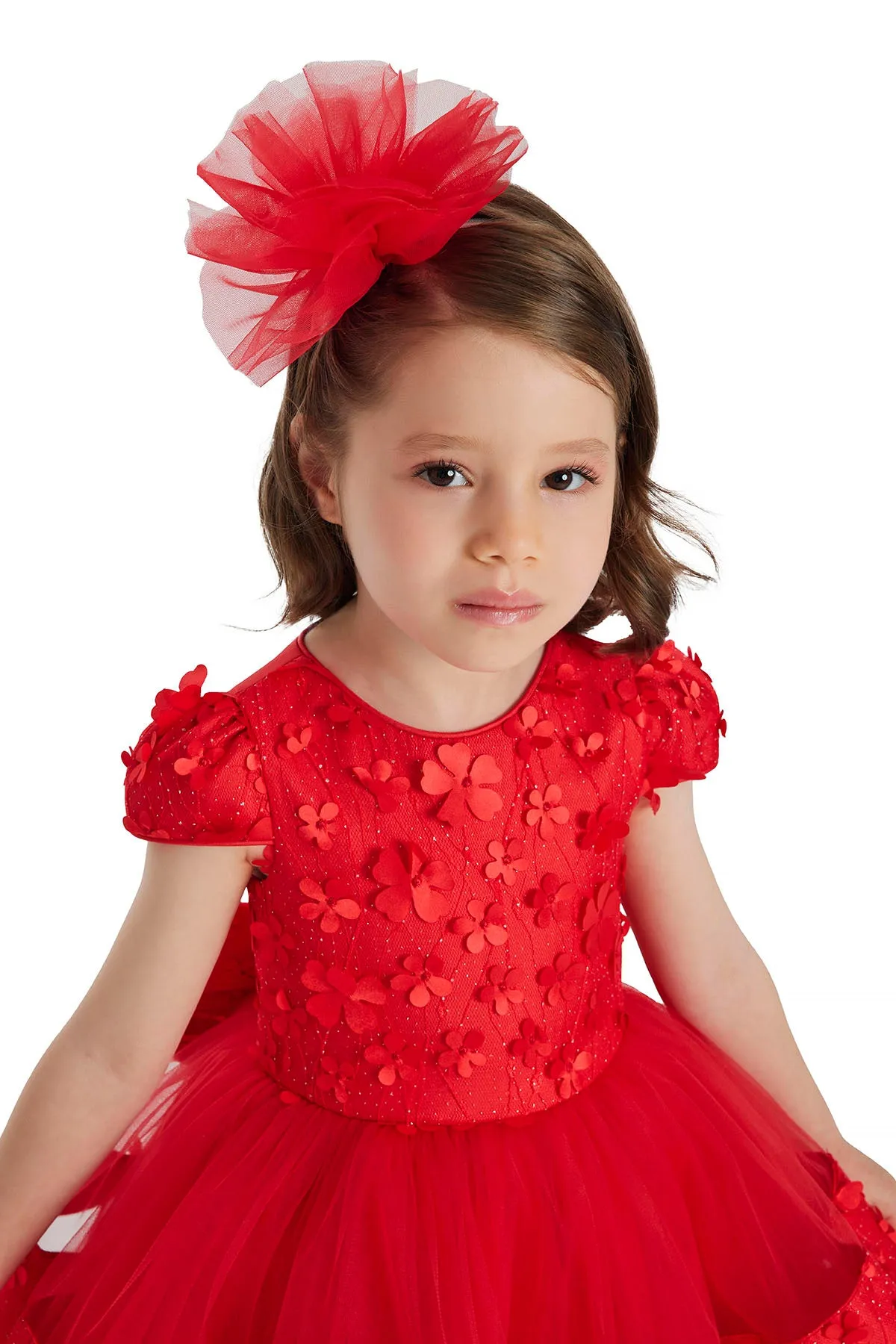 Red Special Occasion Dress for a Baby Girl 6-24 Months