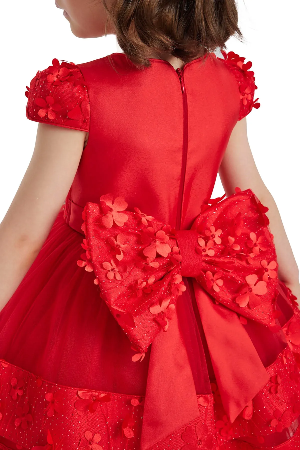 Red Special Occasion Dress for a Baby Girl 6-24 Months