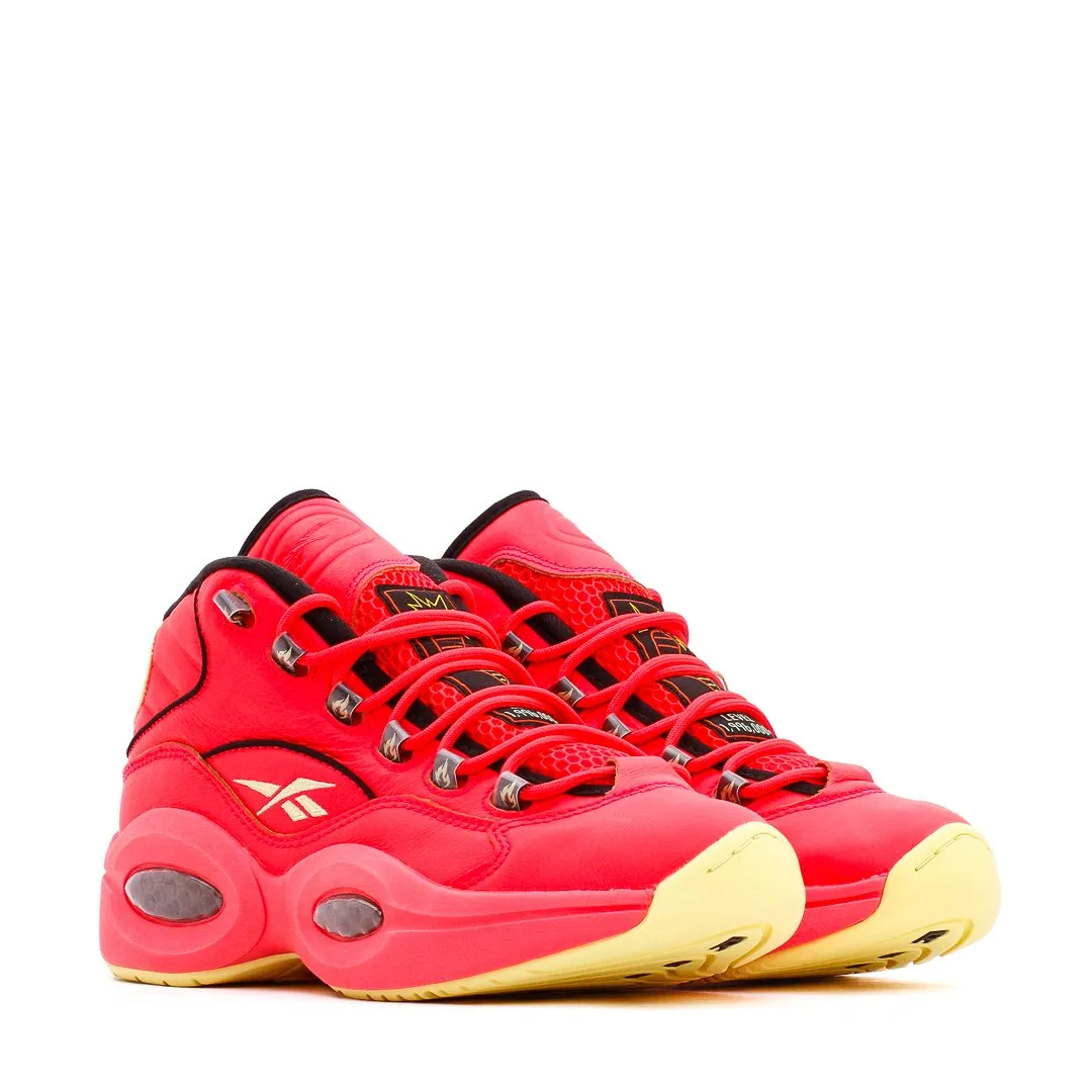 Reebok Basketball Men Question Mid x Hot Ones Allen Iverson Red GV7093