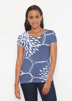 Reflection Navy (11040) ~ Signature Short Sleeve Scoop Shirt