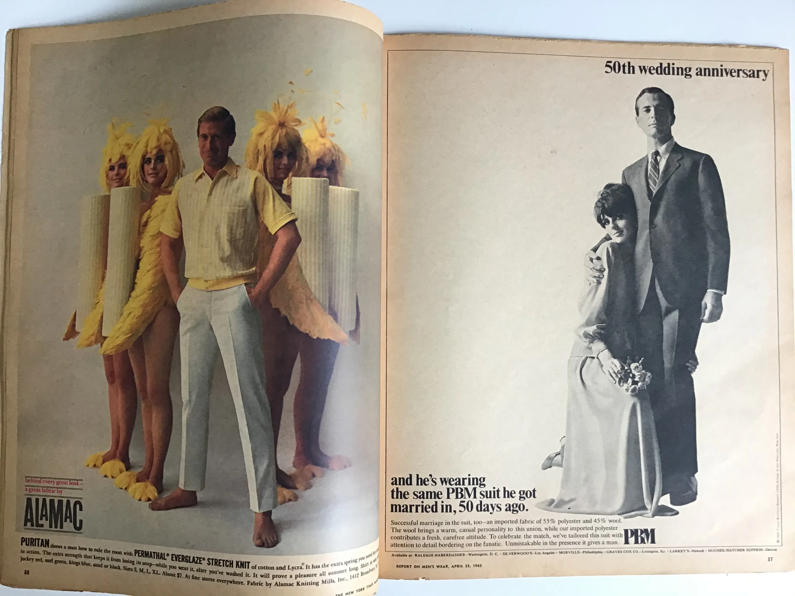 Report on Men's Wear April 25, 1965