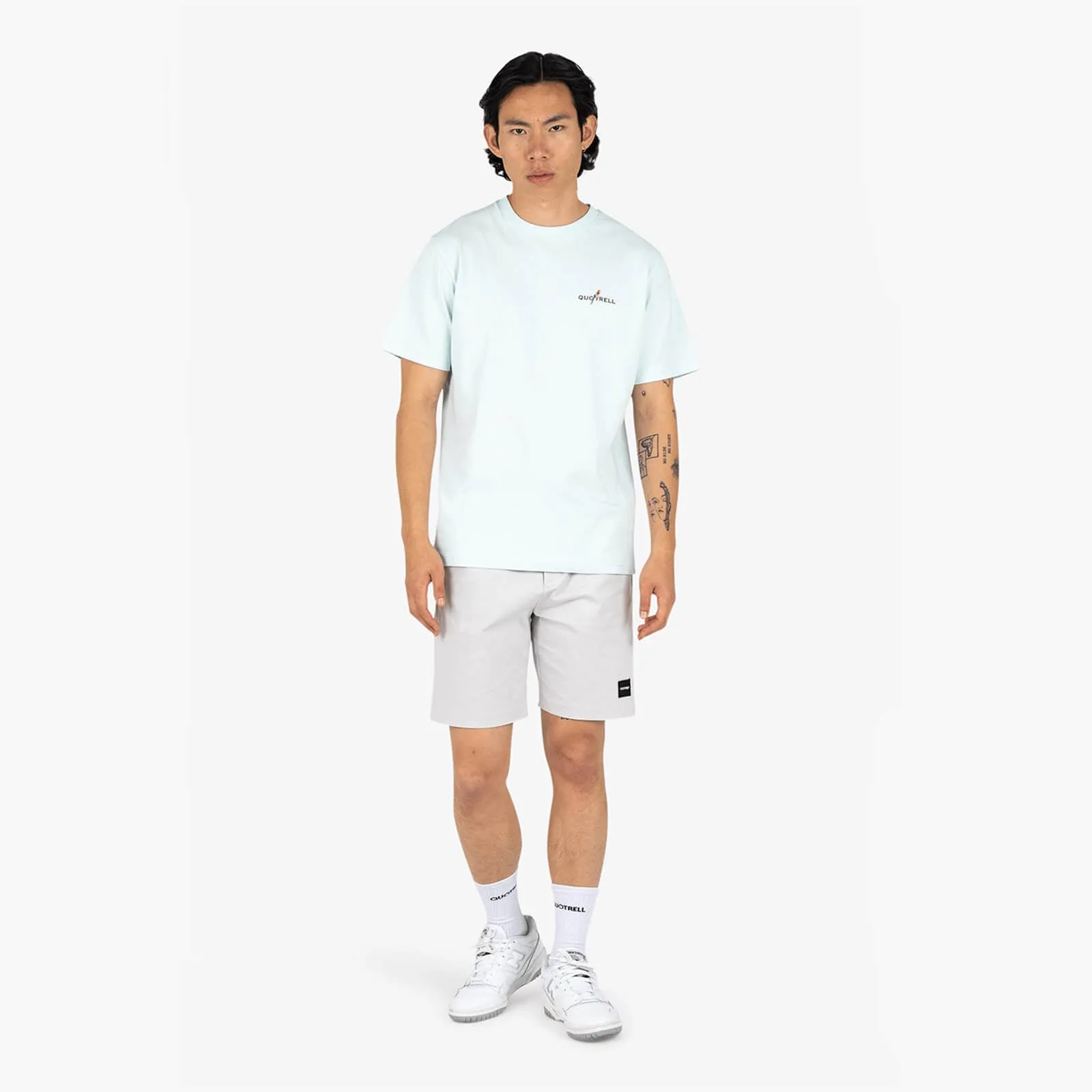 RESORT TEE | FADED BLUE/BLACK