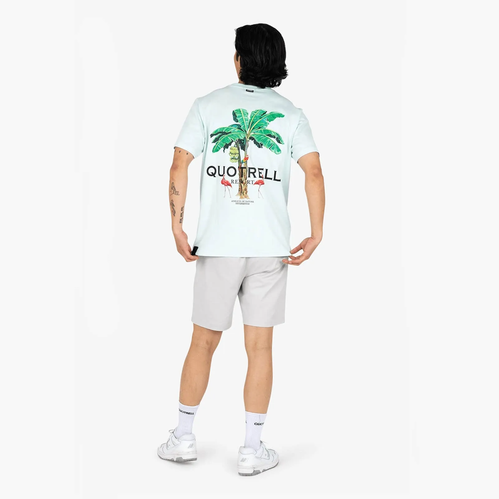 RESORT TEE | FADED BLUE/BLACK