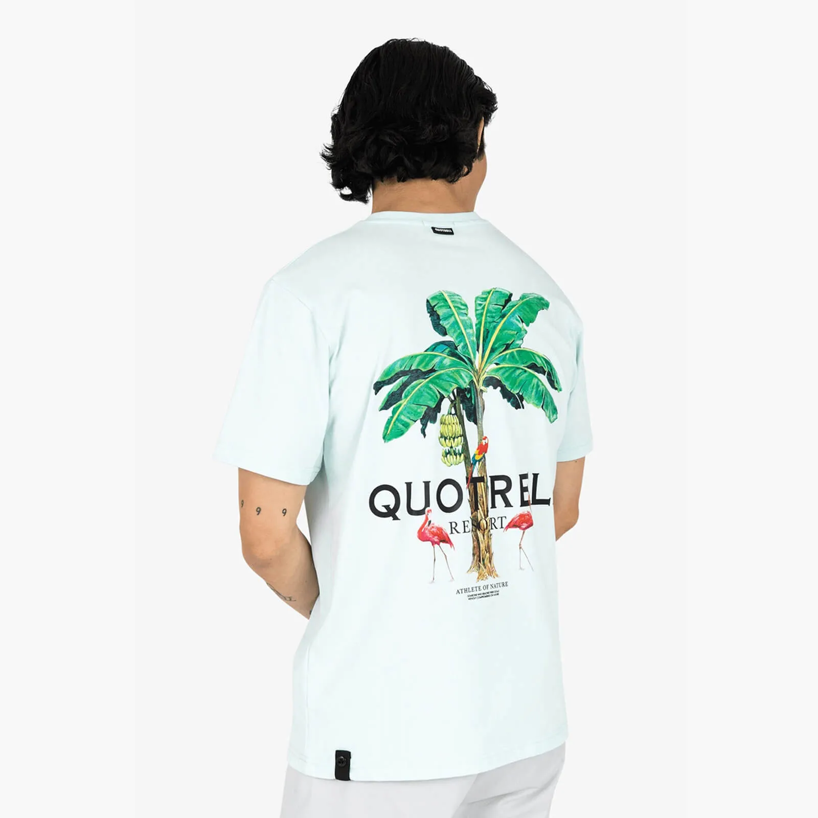 RESORT TEE | FADED BLUE/BLACK