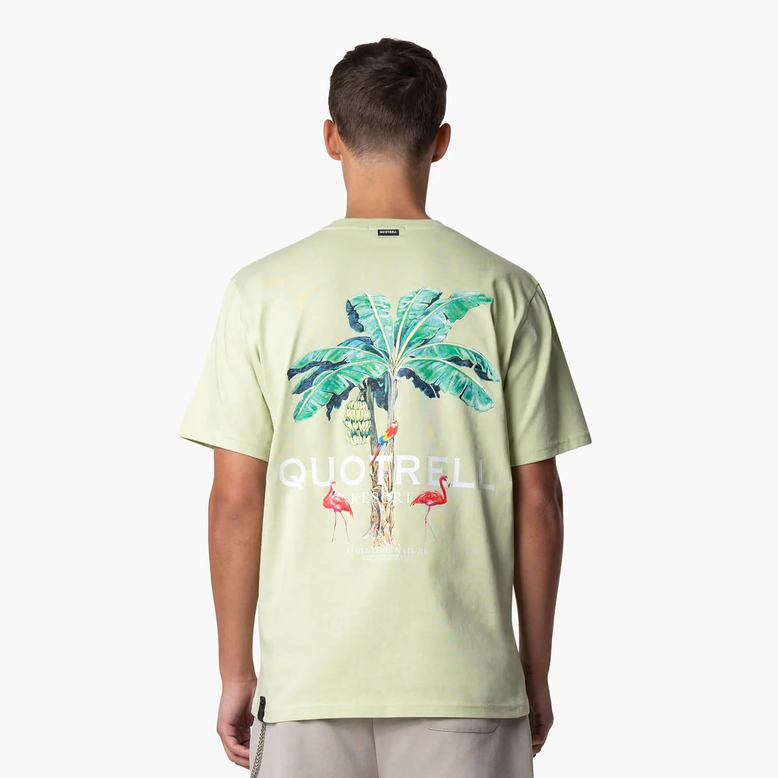 RESORT TEE | LIGHT GREEN/WHITE