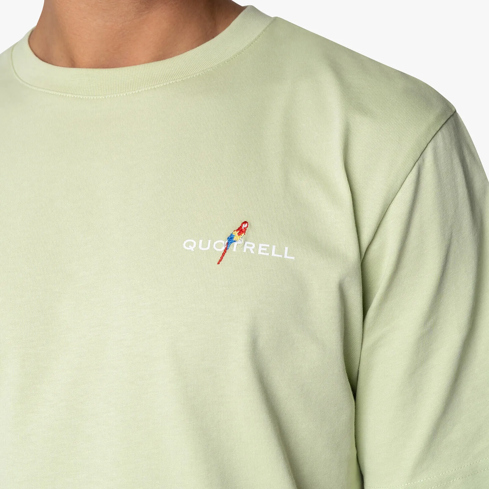 RESORT TEE | LIGHT GREEN/WHITE