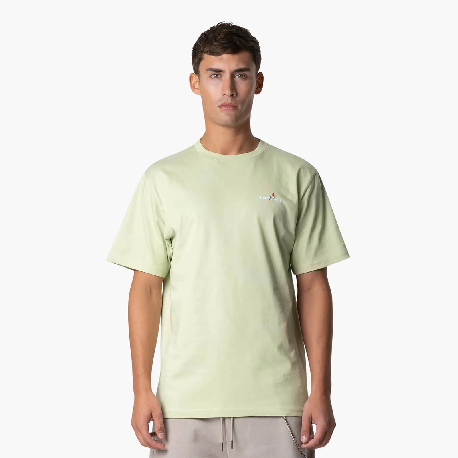 RESORT TEE | LIGHT GREEN/WHITE