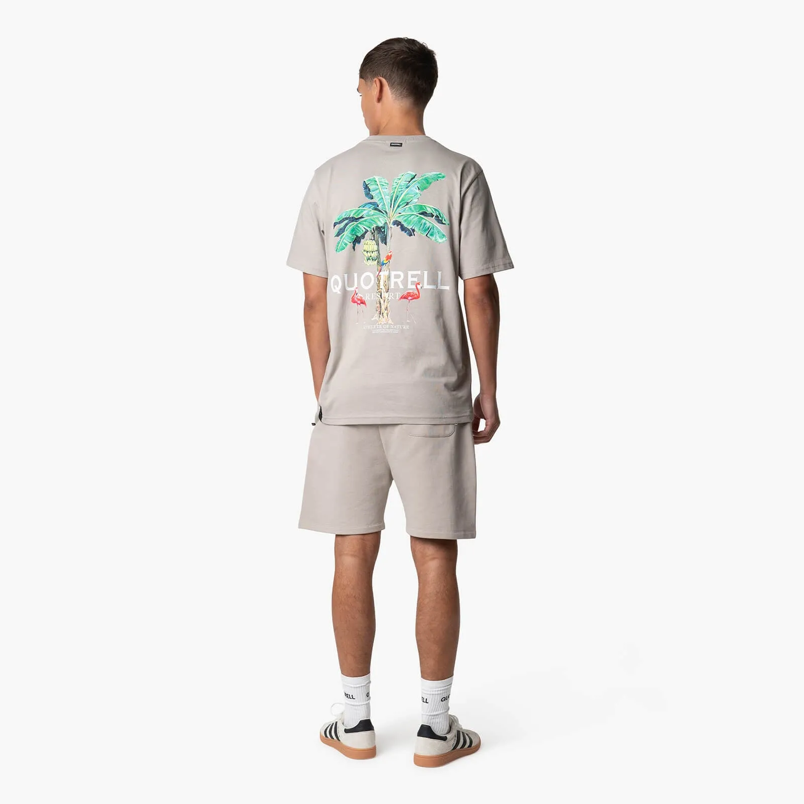 RESORT TEE | TAUPE/OFF WHITE
