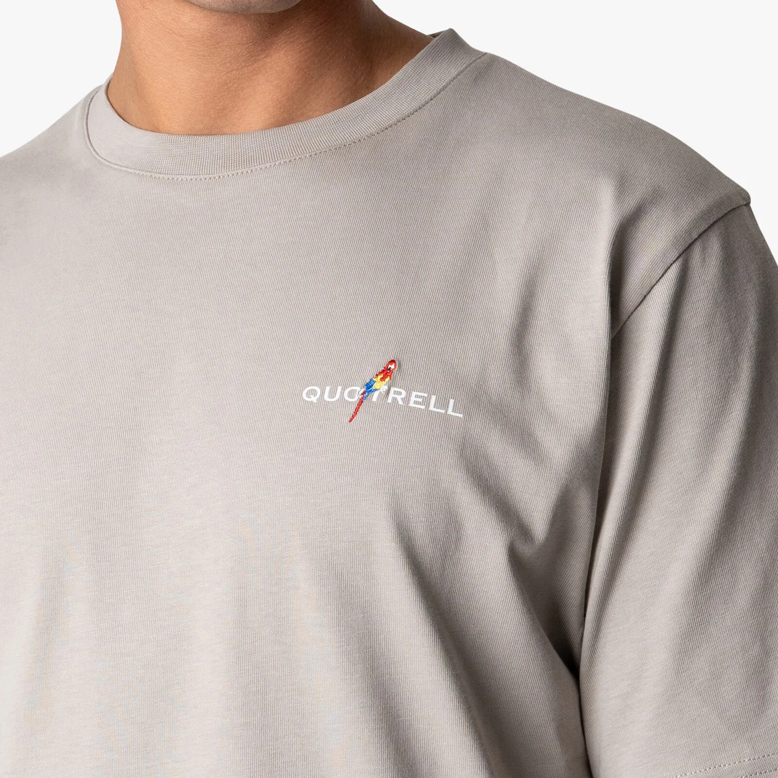 RESORT TEE | TAUPE/OFF WHITE