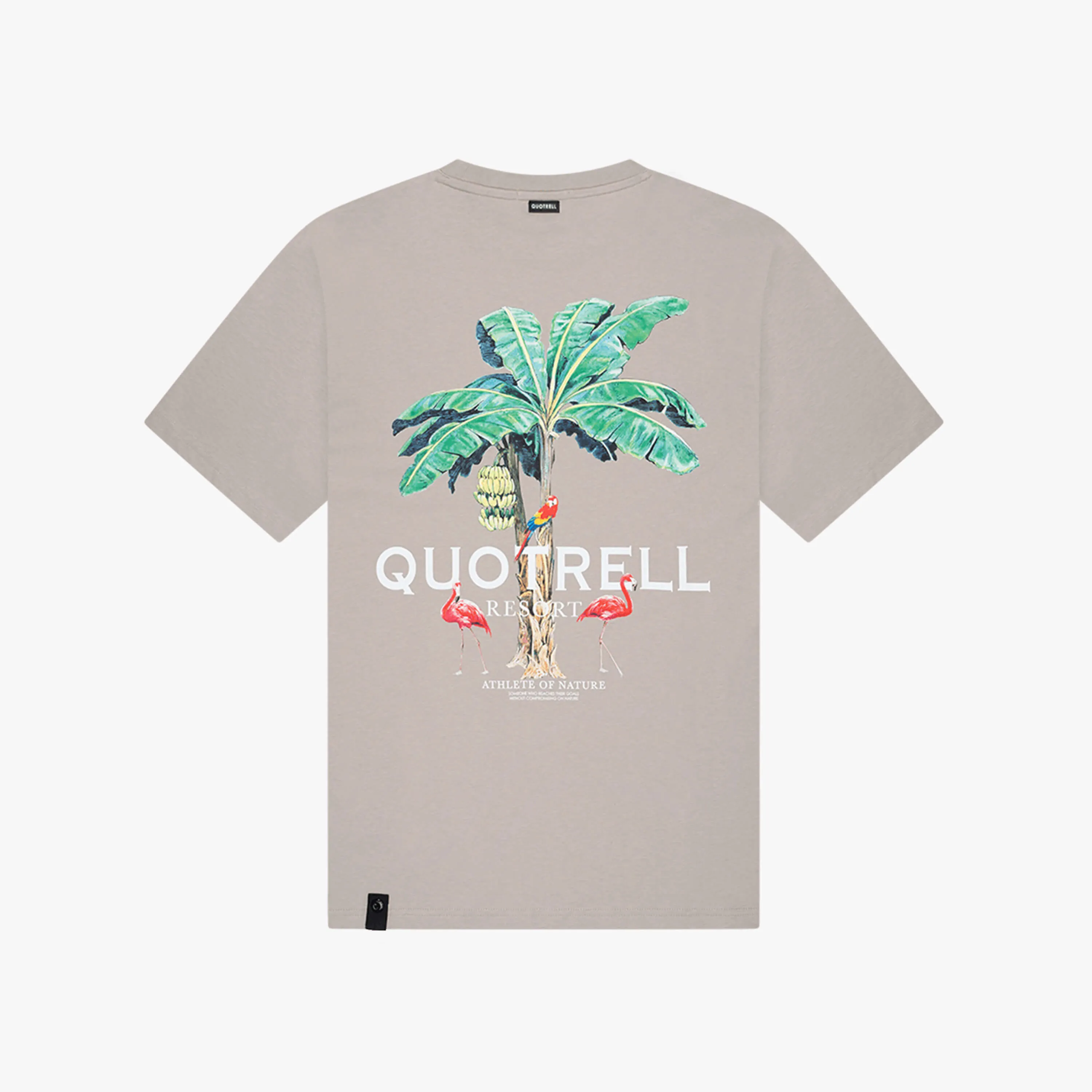 RESORT TEE | TAUPE/OFF WHITE