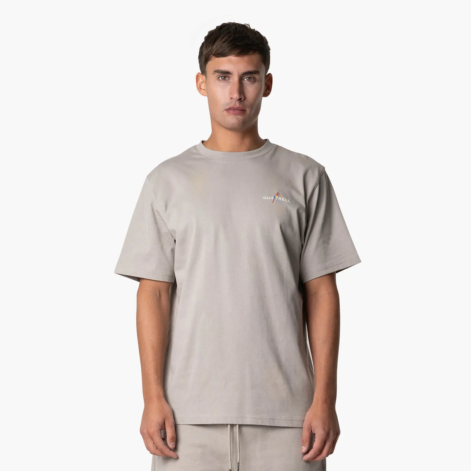RESORT TEE | TAUPE/OFF WHITE