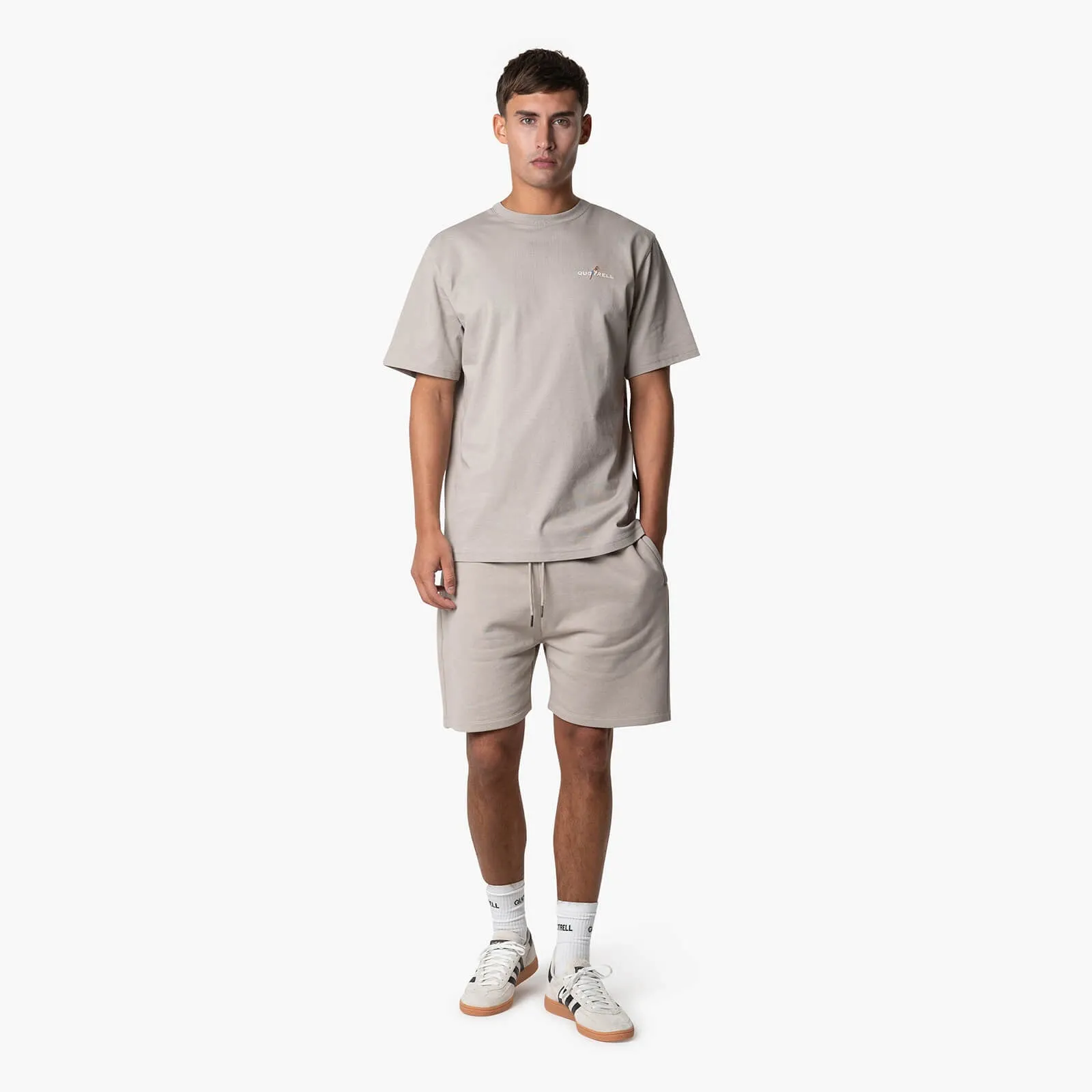RESORT TEE | TAUPE/OFF WHITE