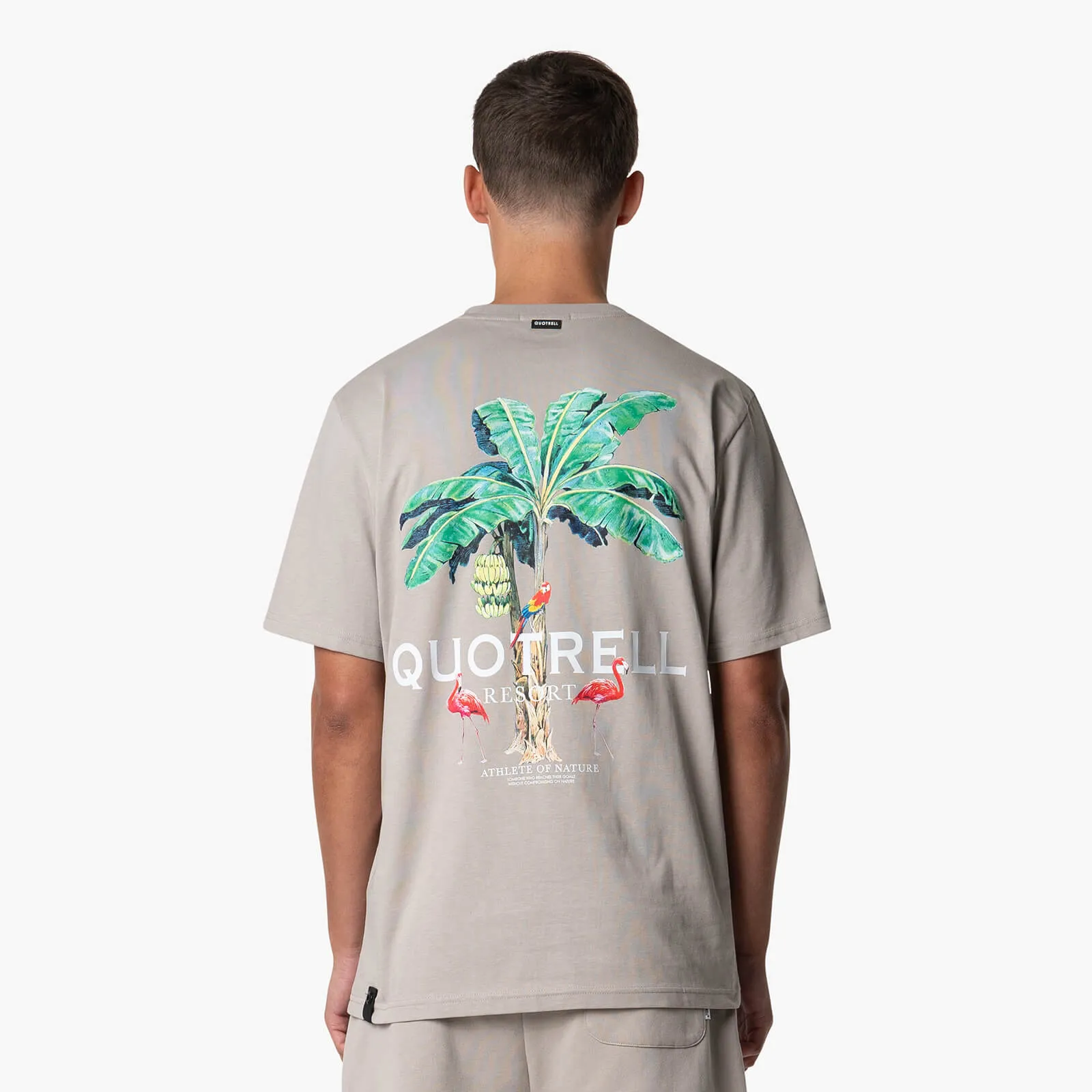 RESORT TEE | TAUPE/OFF WHITE