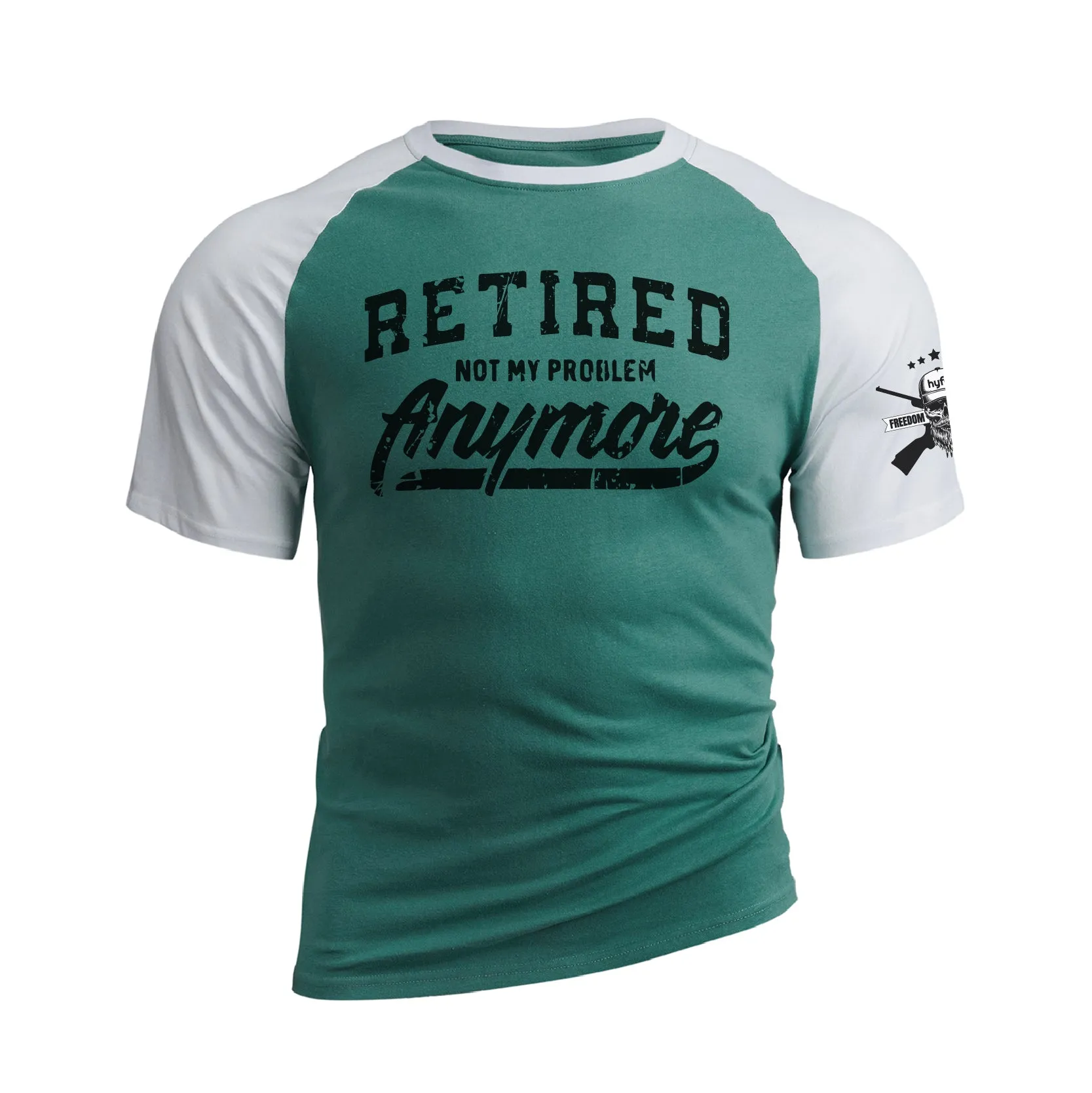 RETIRED RAGLAN GRAPHIC TEE