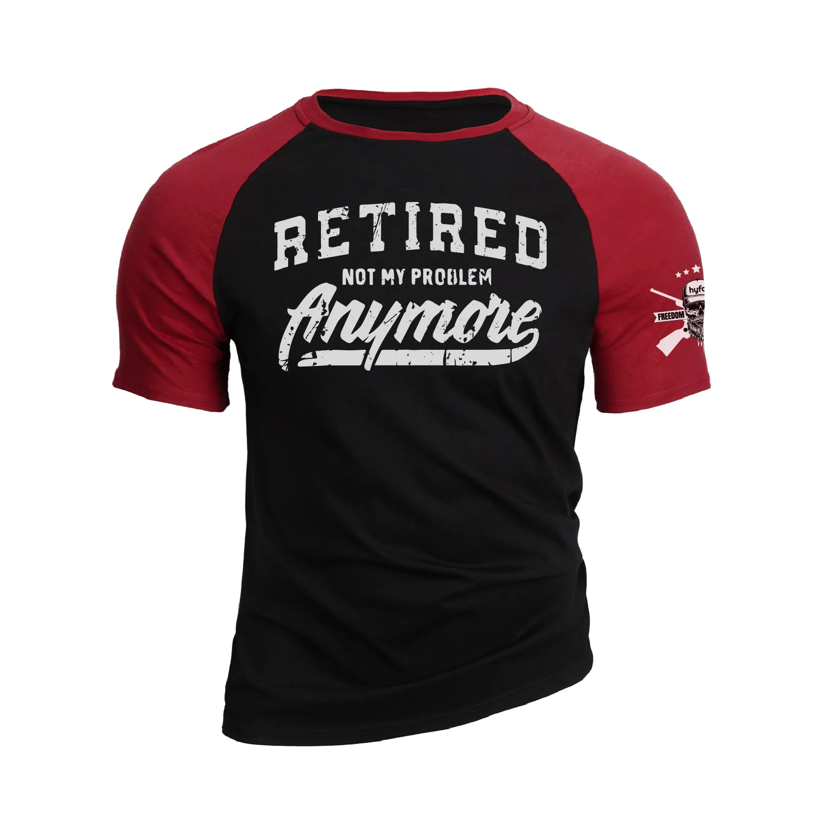 RETIRED RAGLAN GRAPHIC TEE