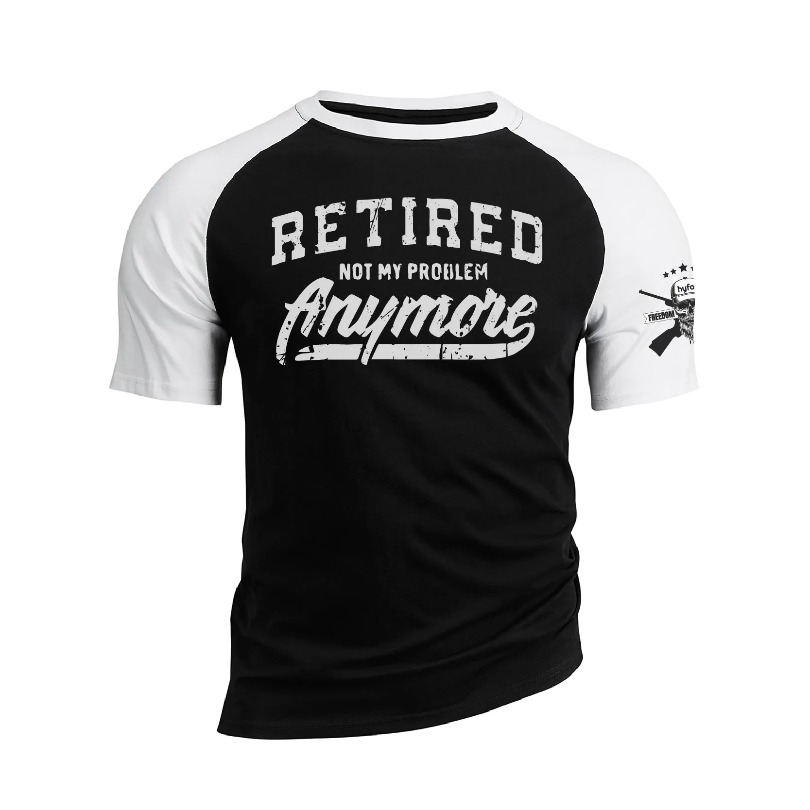 RETIRED RAGLAN GRAPHIC TEE