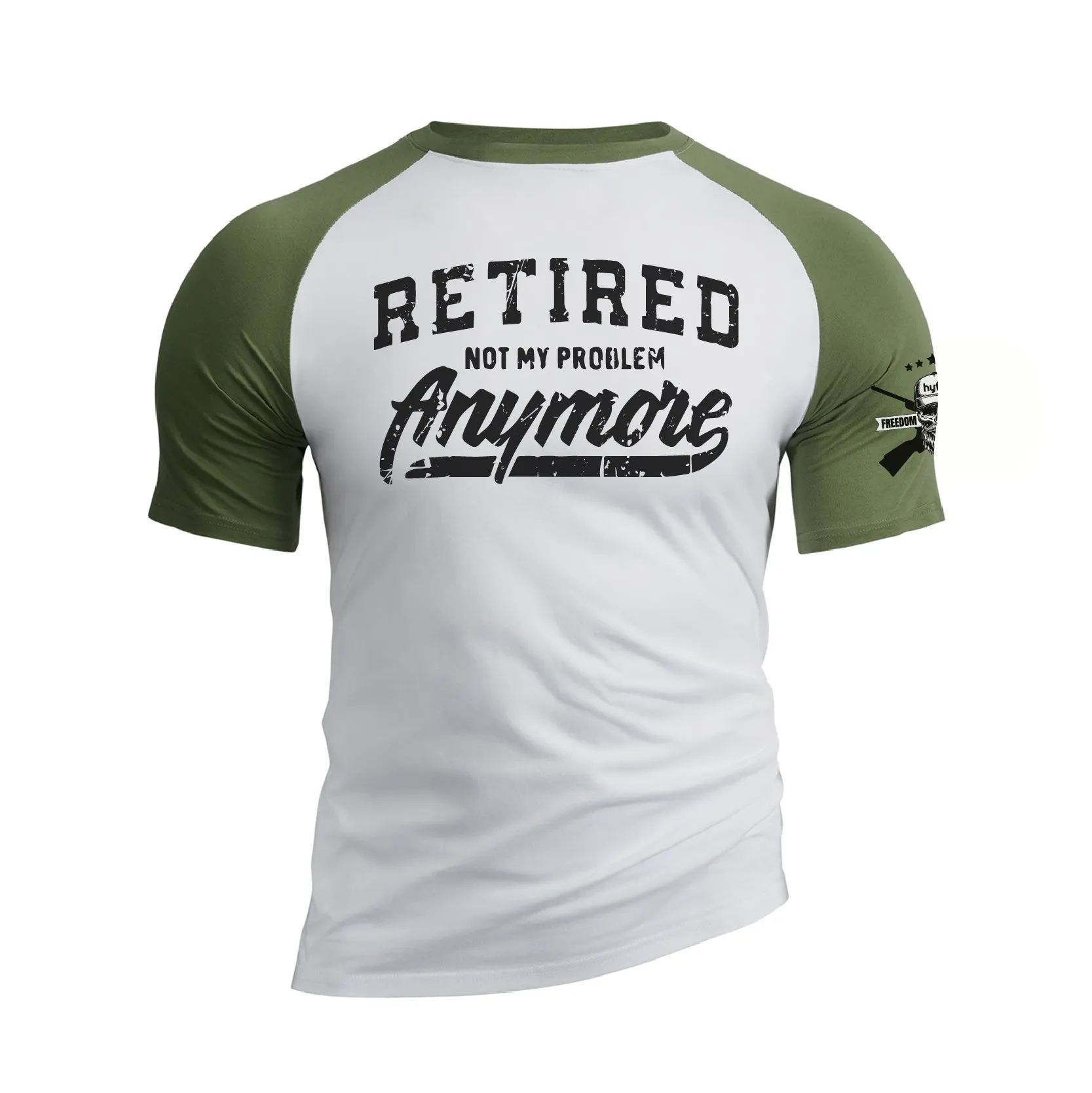 RETIRED RAGLAN GRAPHIC TEE