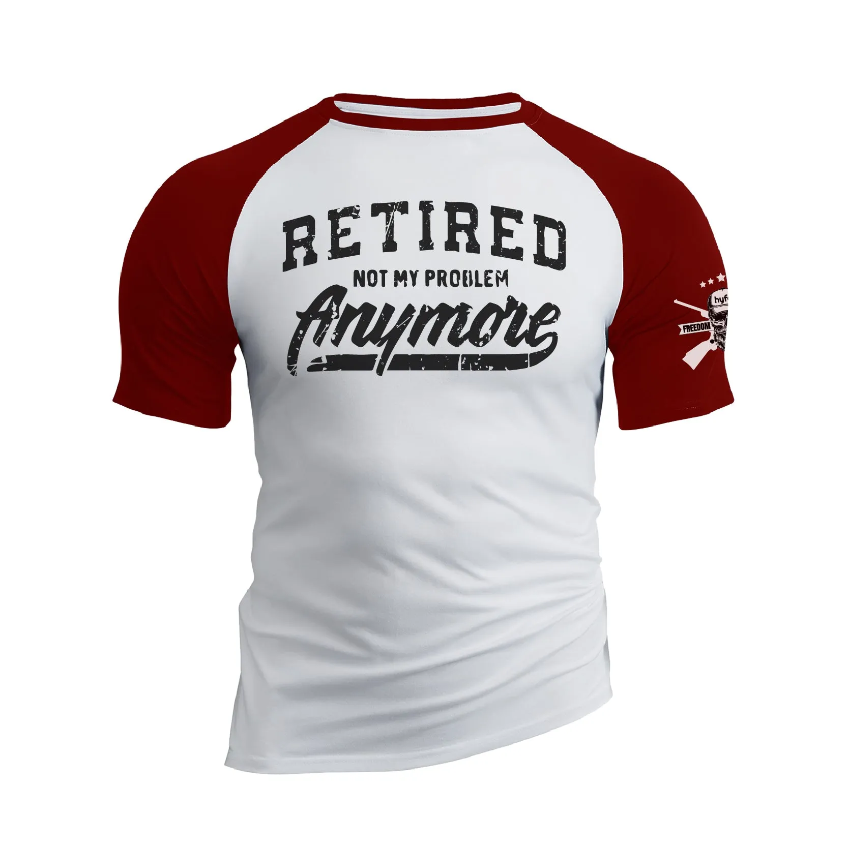 RETIRED RAGLAN GRAPHIC TEE