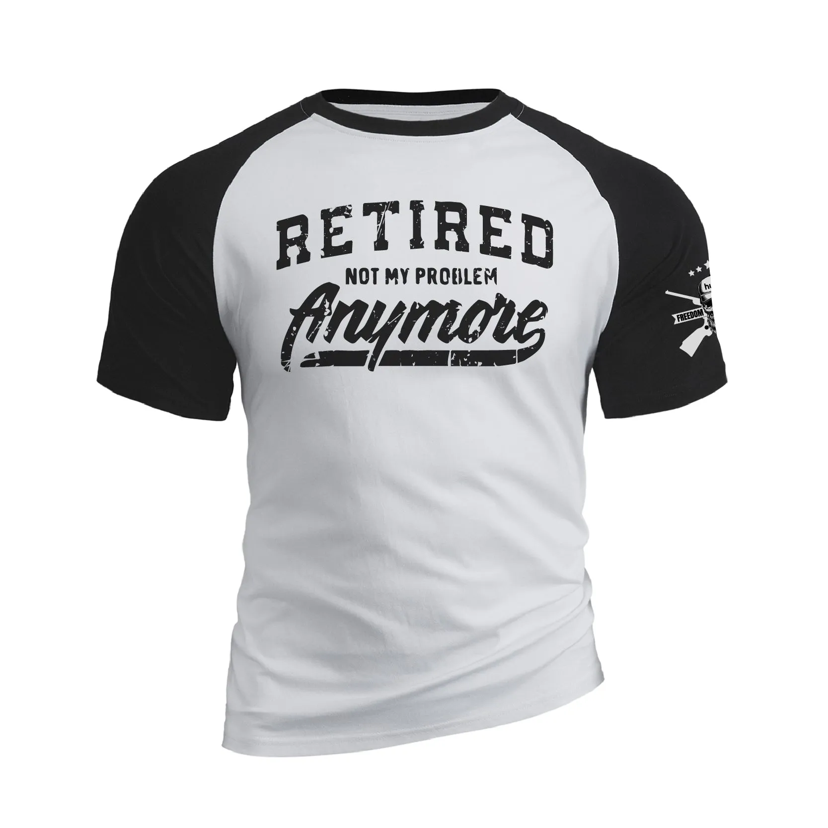 RETIRED RAGLAN GRAPHIC TEE