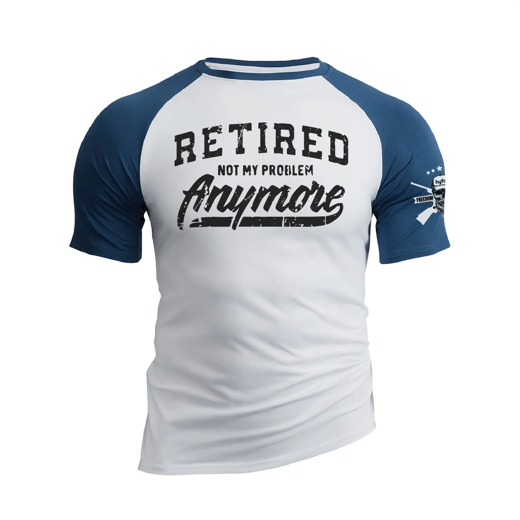RETIRED RAGLAN GRAPHIC TEE