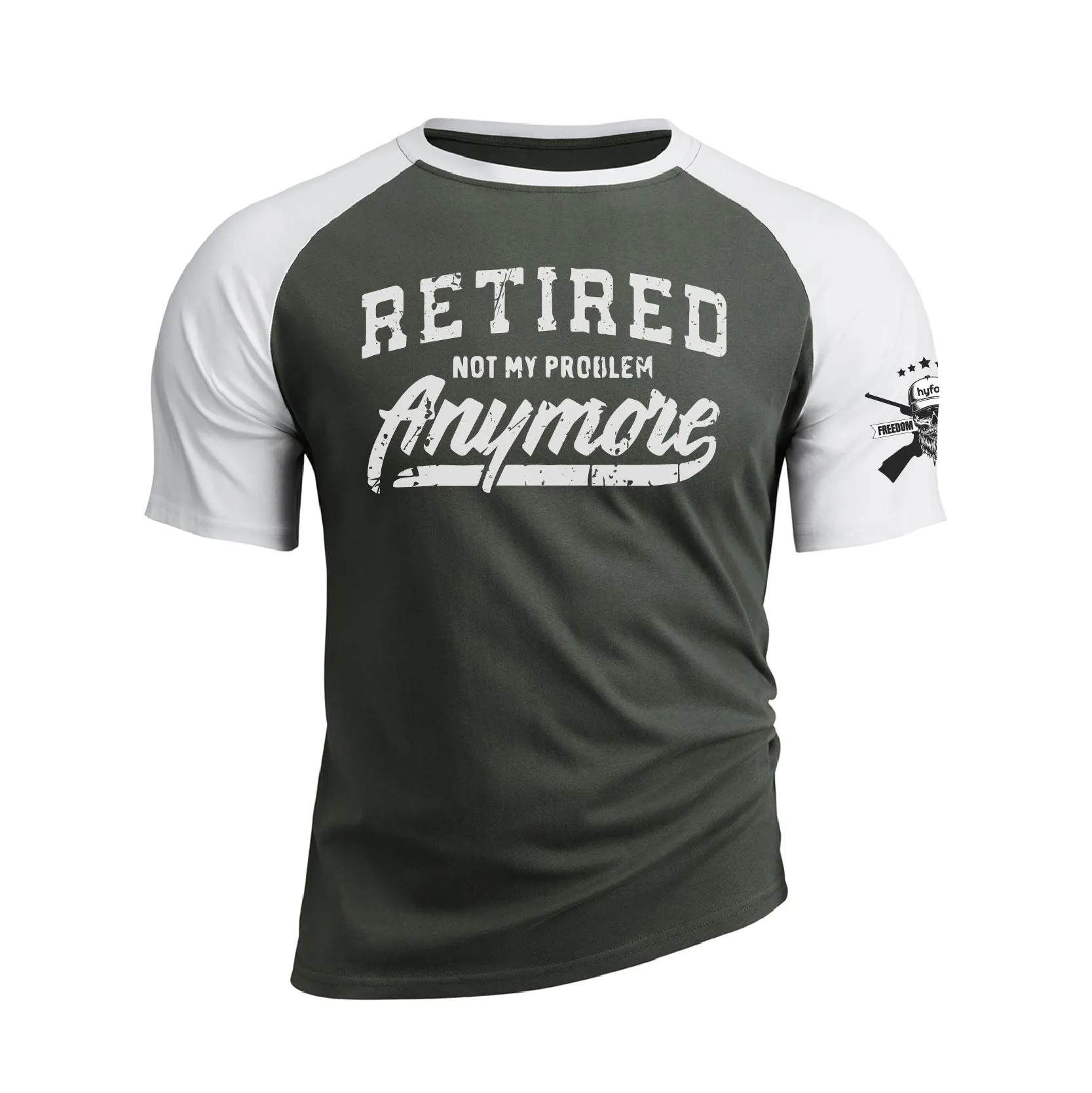 RETIRED RAGLAN GRAPHIC TEE
