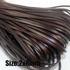 Retro High Quality Genuine Leather Cord 1.5-10mm