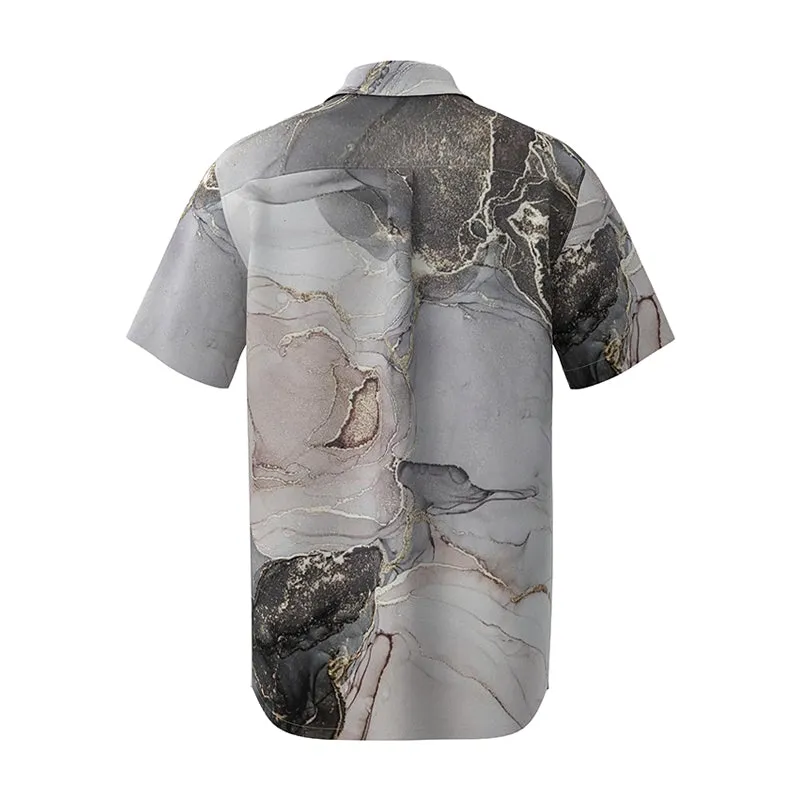 RETRO LANDFORM ALOHA SHIRT