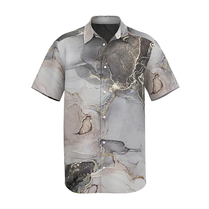 RETRO LANDFORM ALOHA SHIRT