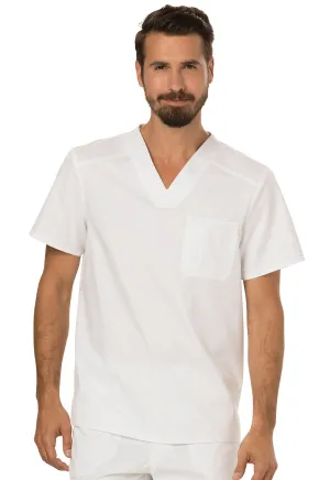Revolution WW690 Men's Tuckable V-Neck Top White