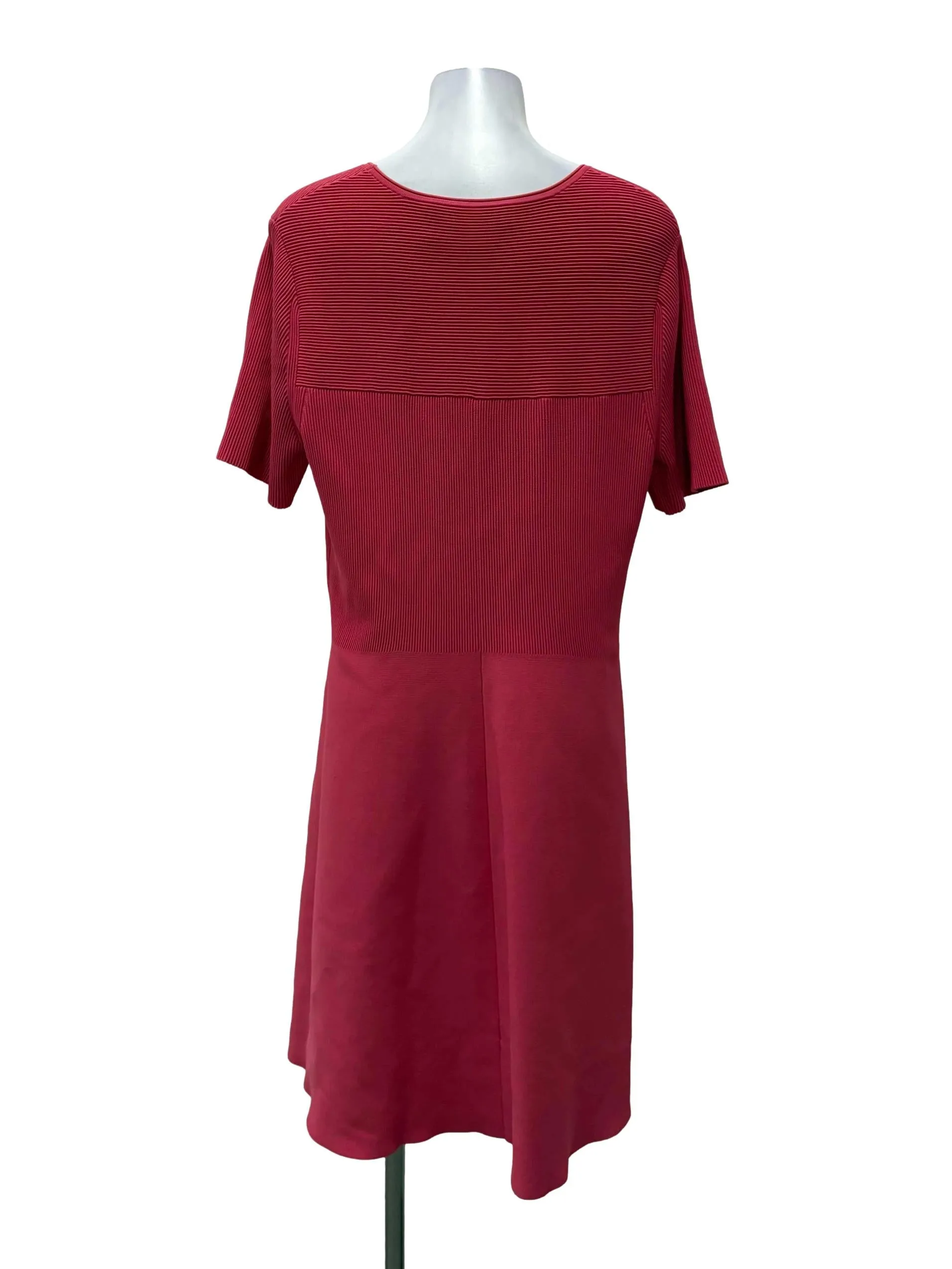 Ribbed Pink Dress