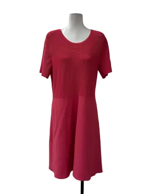 Ribbed Pink Dress