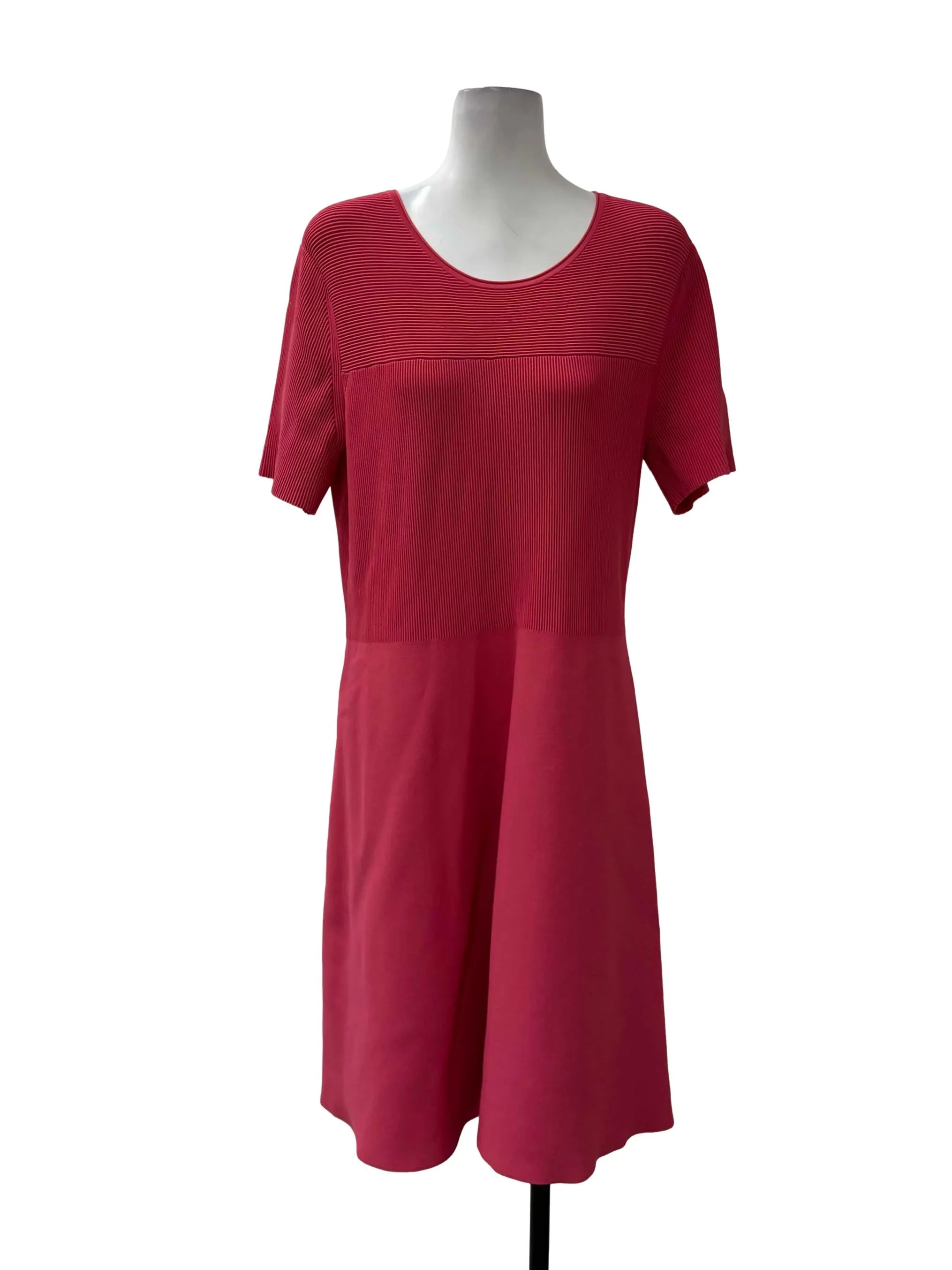 Ribbed Pink Dress