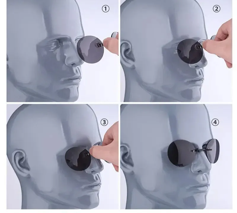 Rimless Matrix Morpheus Sunglasses