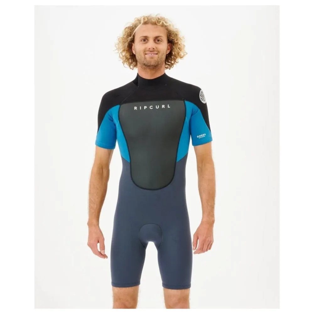RIP CURL OMEGA 2MM BACK ZIP BLUE