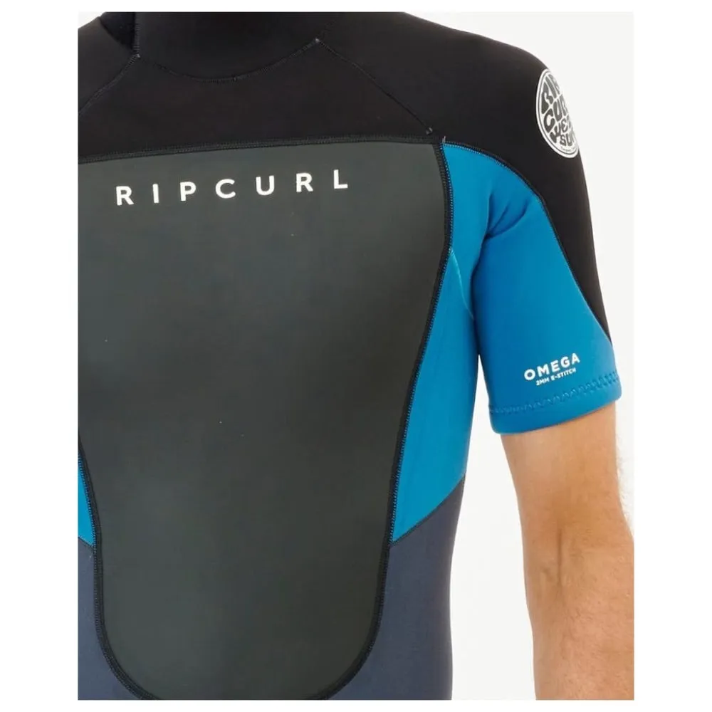 RIP CURL OMEGA 2MM BACK ZIP BLUE