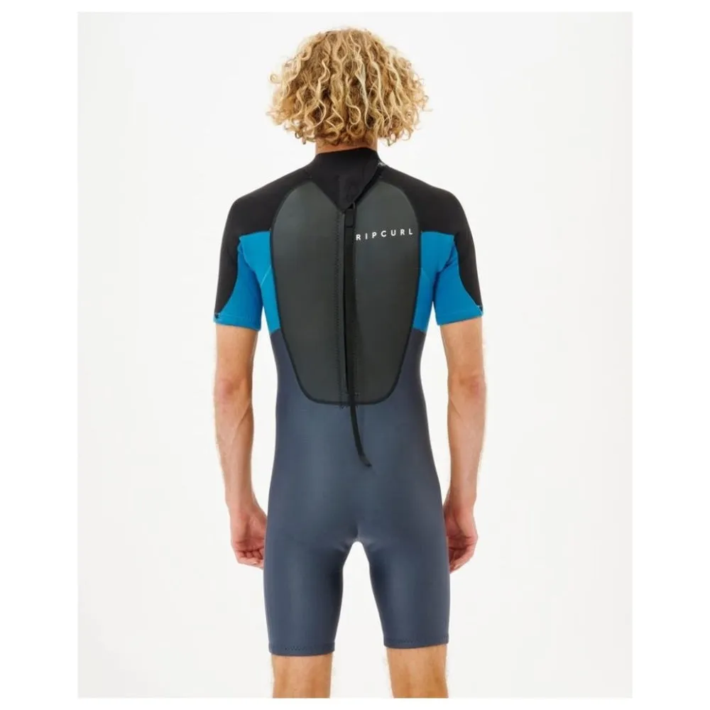 RIP CURL OMEGA 2MM BACK ZIP BLUE