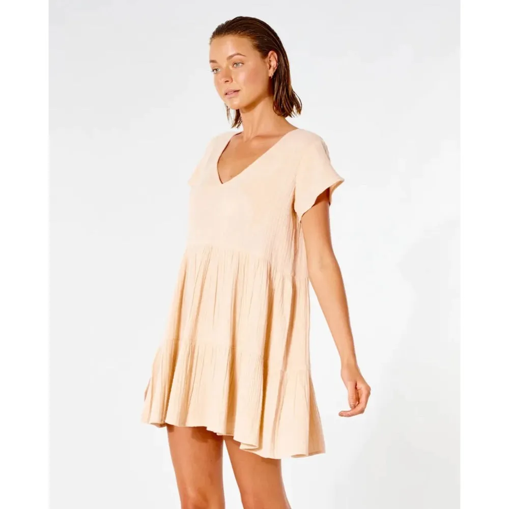 RIP CURL PREMIUM SURF DRESS DUSTY PINK