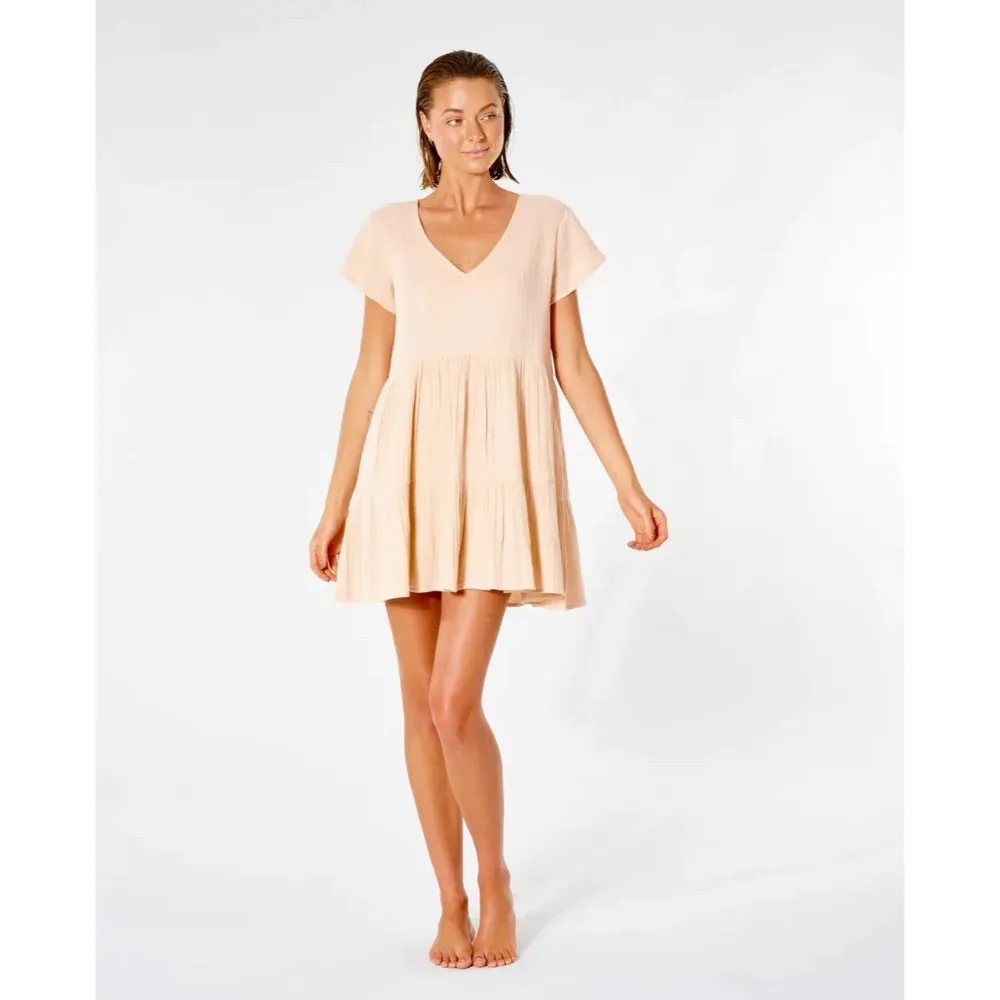 RIP CURL PREMIUM SURF DRESS DUSTY PINK