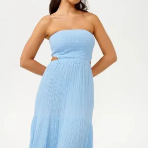 Rip Curl Premium Surf Maxi Dress Mid Blue Size Medium New NWT