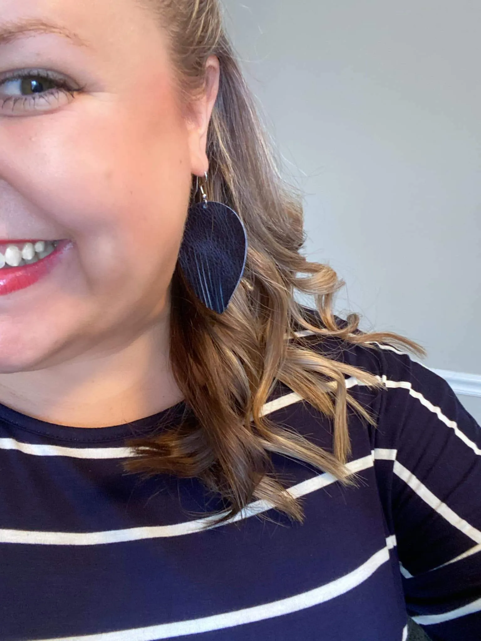 Riviera Genuine Leather Fringe Earrings -- 4 Colors!