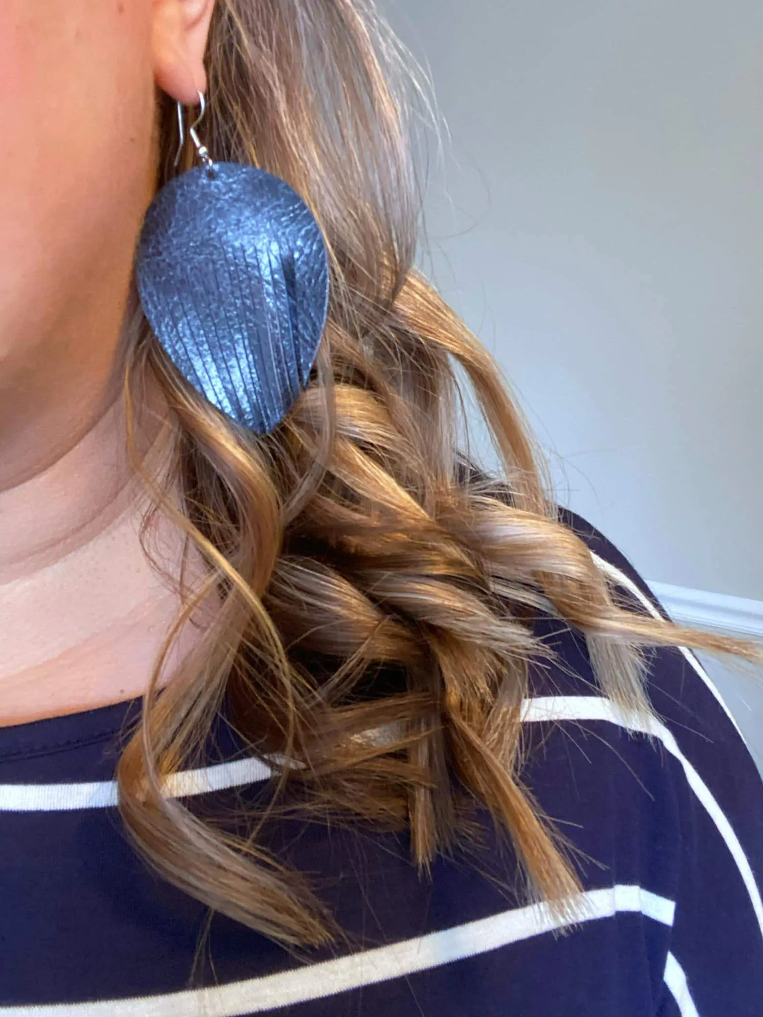 Riviera Genuine Leather Fringe Earrings -- 4 Colors!