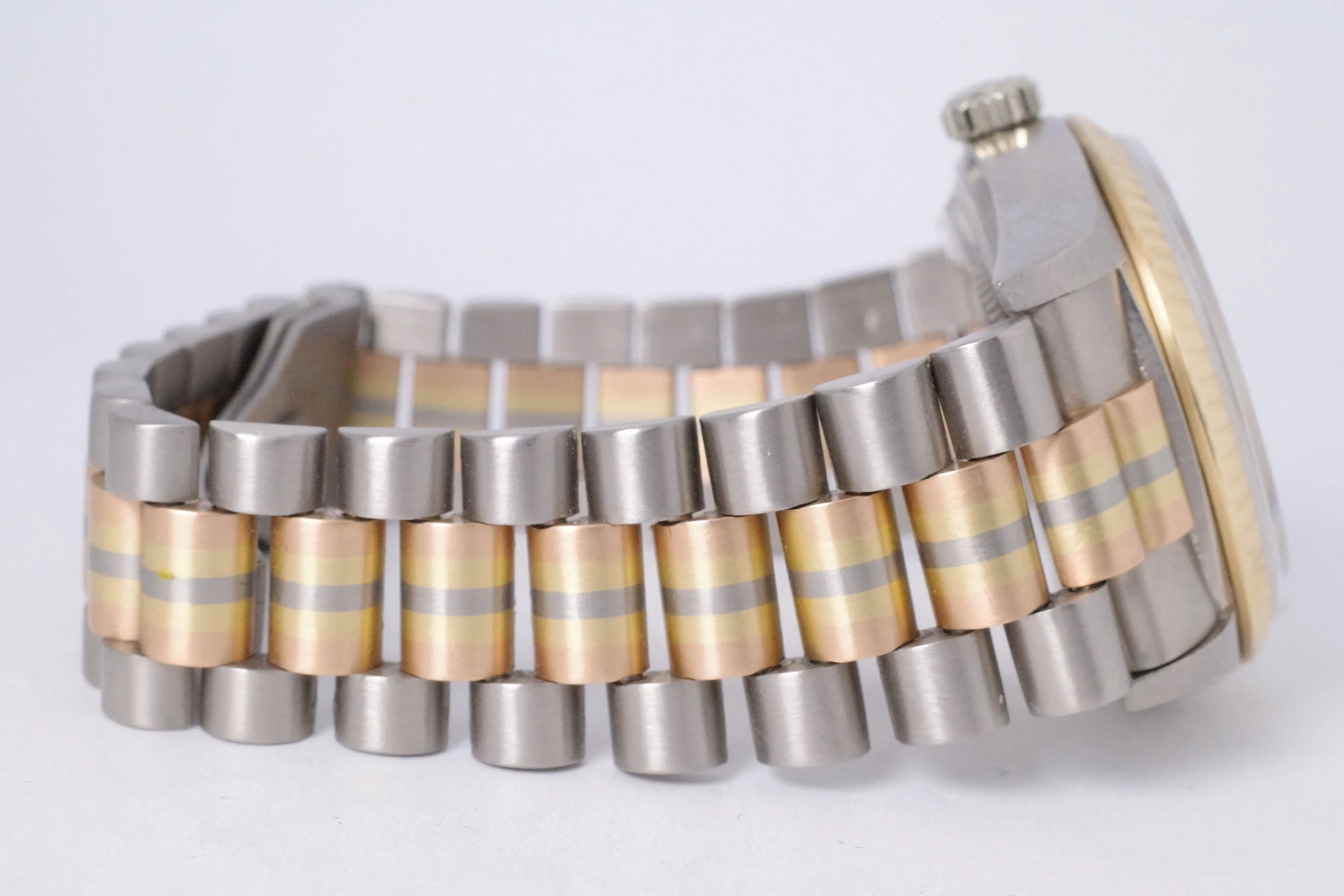 ROLEX DAY-DATE TRIDOR PRESIDENT CHAMPANGE DIAMOND DIAL WATCH ONLY $14,500