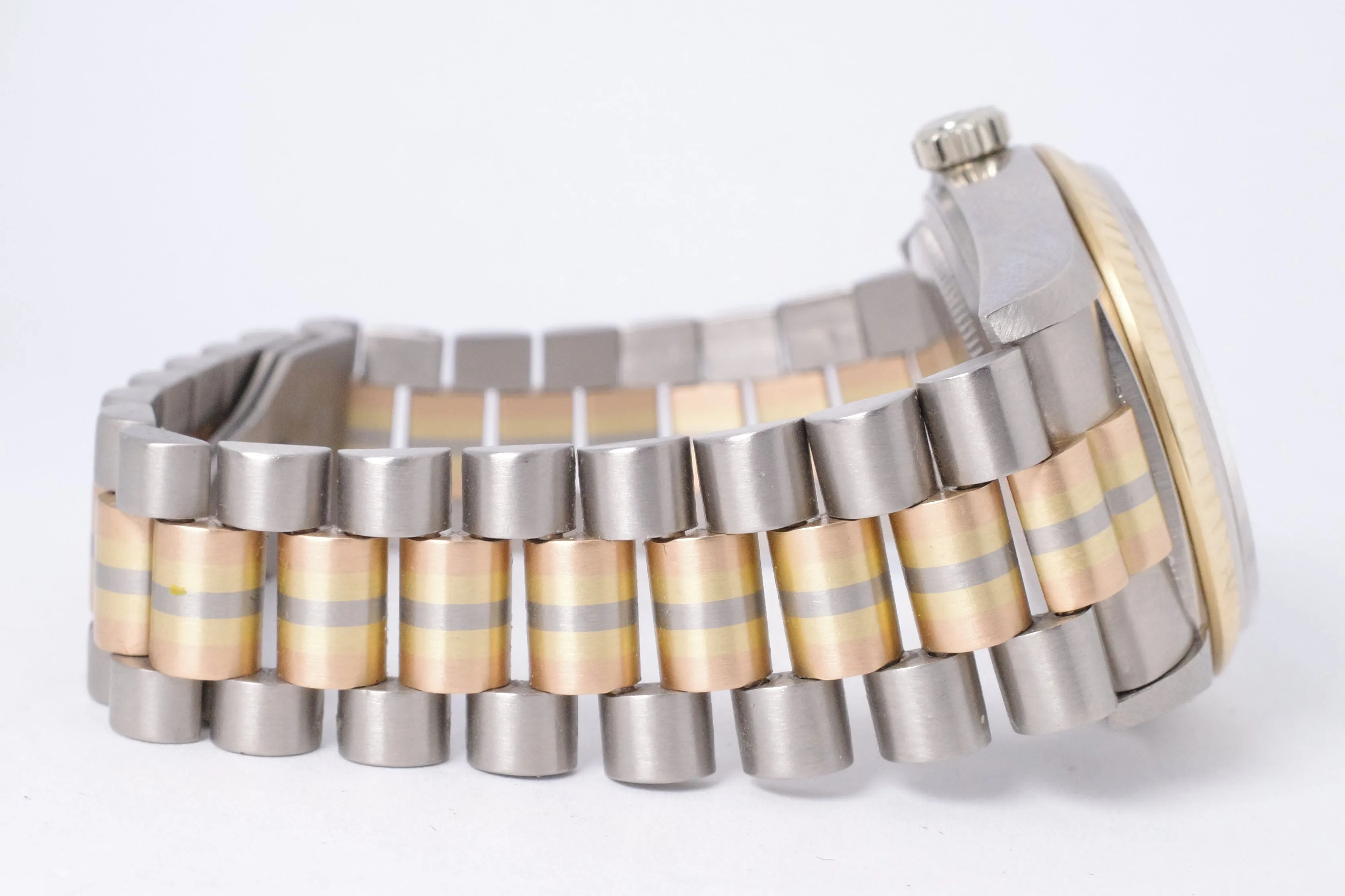 ROLEX DAY-DATE TRIDOR PRESIDENT CHAMPANGE DIAMOND DIAL WATCH ONLY $14,500