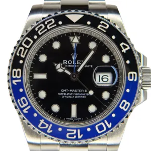 Rolex GMT-master II BATMAN Black/Blue Ceramic (116710BLNR)