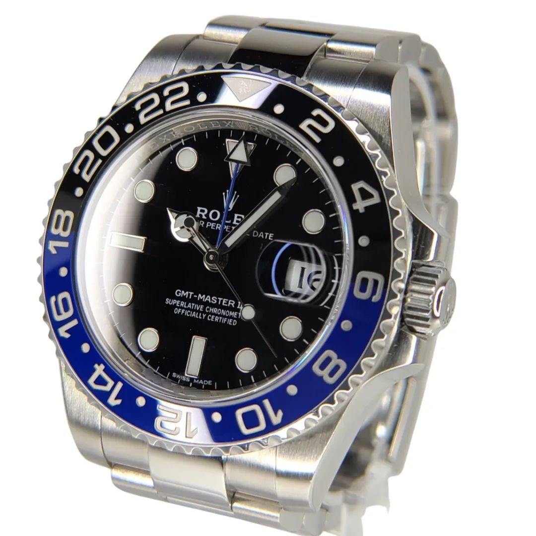 Rolex GMT-master II BATMAN Black/Blue Ceramic (116710BLNR)