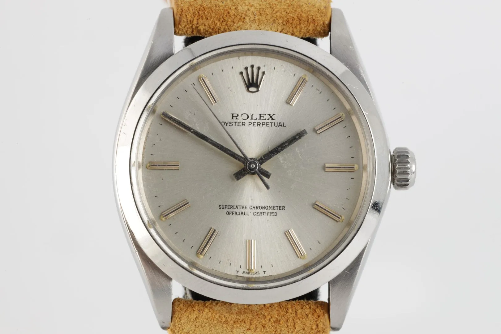 Rolex Oyster Perpetual 1002 Stainless Steel 34mmm Men's Watch