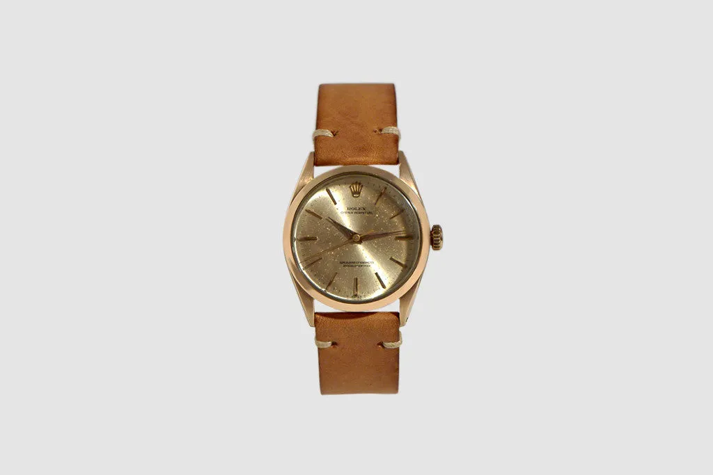 Rolex Oyster Perpetual Pink Gold Capped