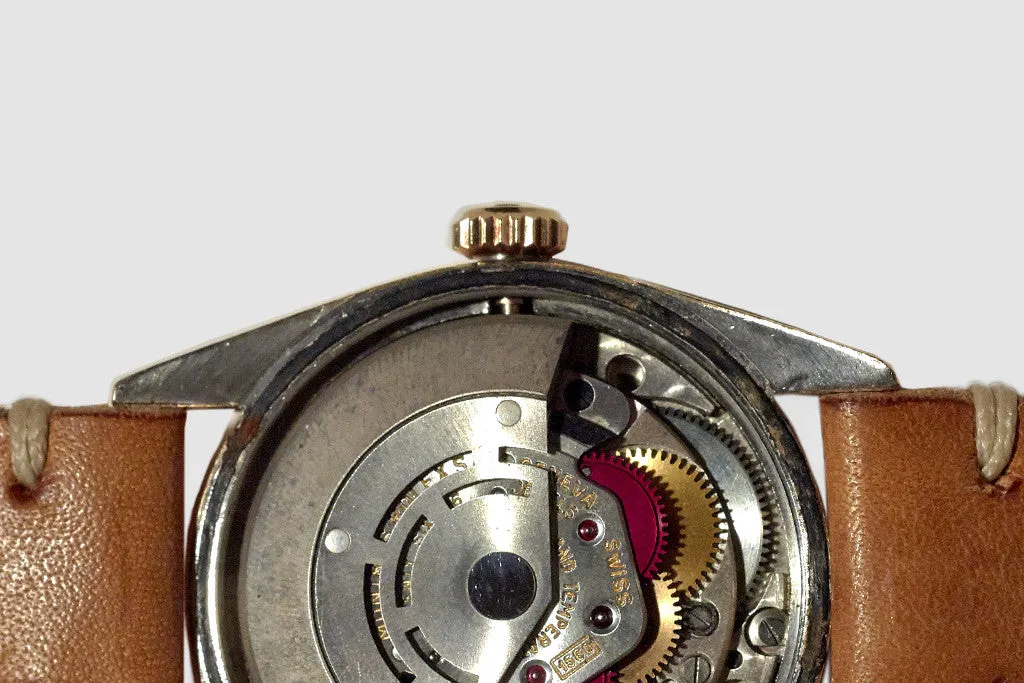 Rolex Oyster Perpetual Pink Gold Capped
